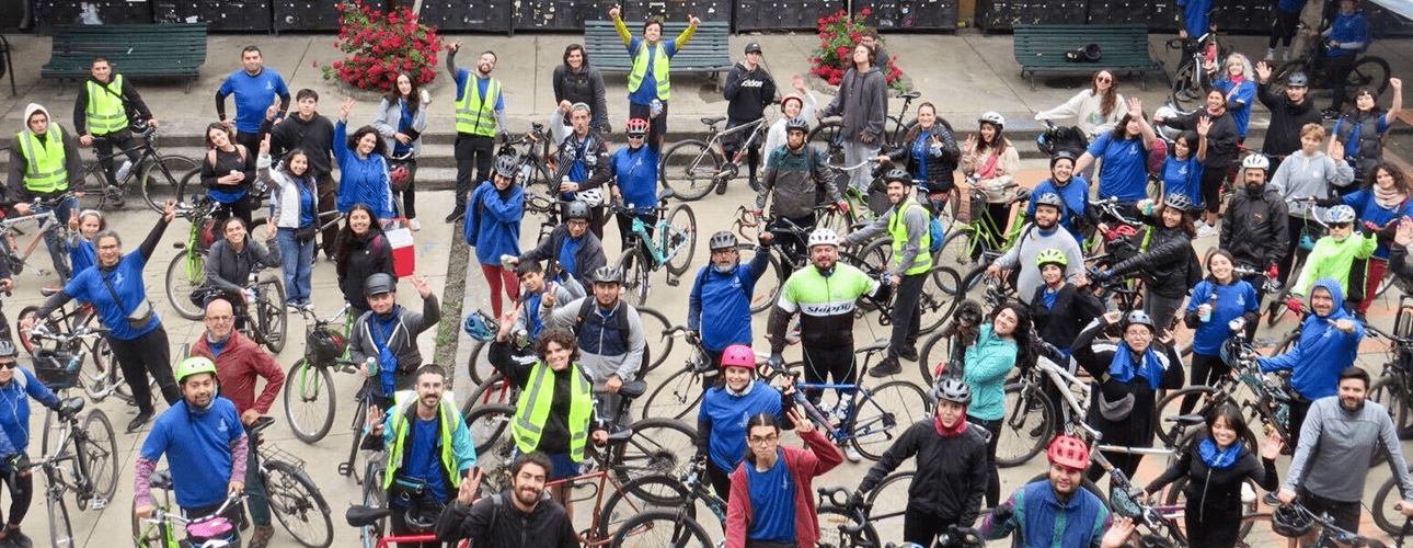 Cicletada recorrió ciclovías y espacios públicos dedicados al deporte